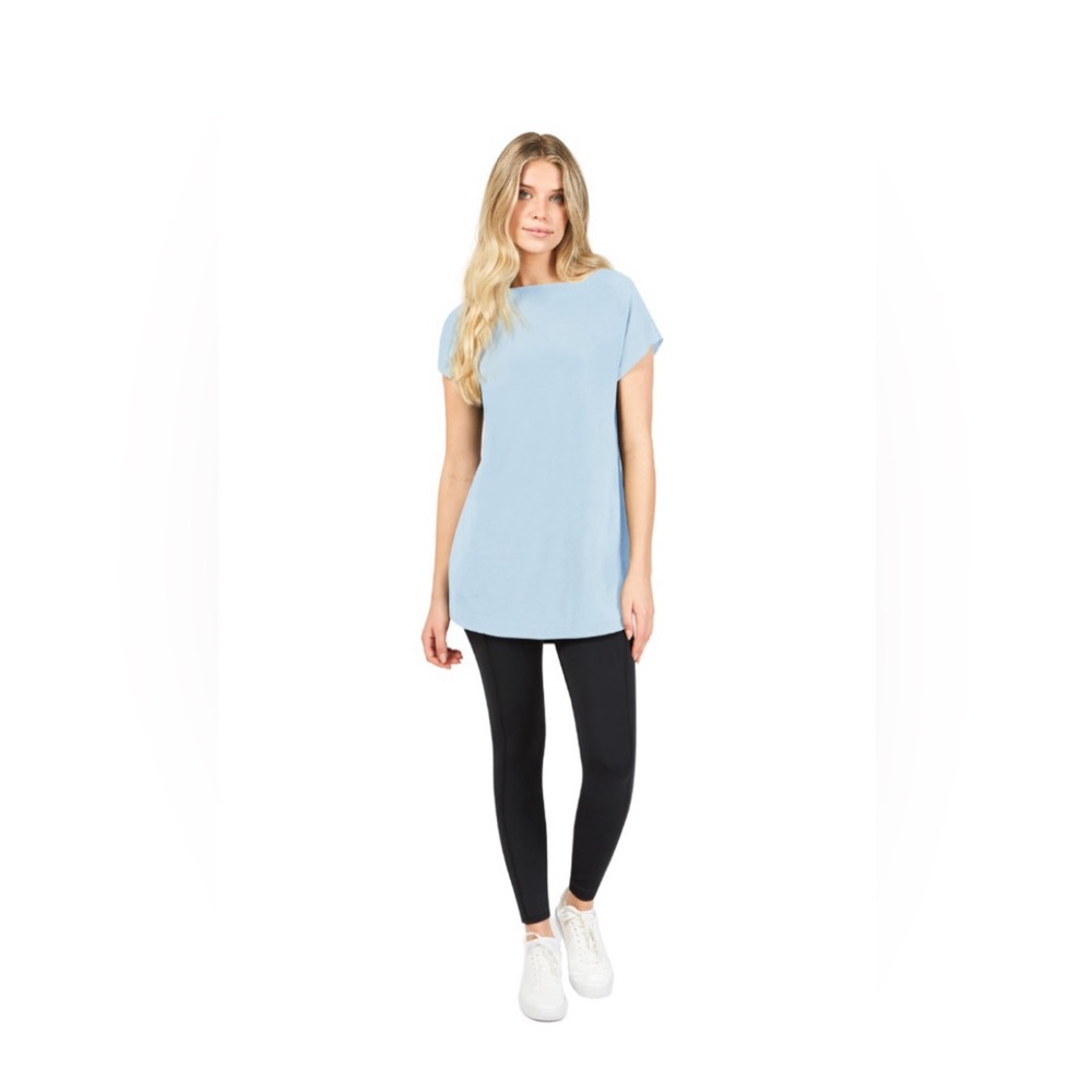 Figs light blue tunic top